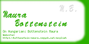 maura bottenstein business card